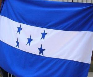 yapboz Honduras bayrağı